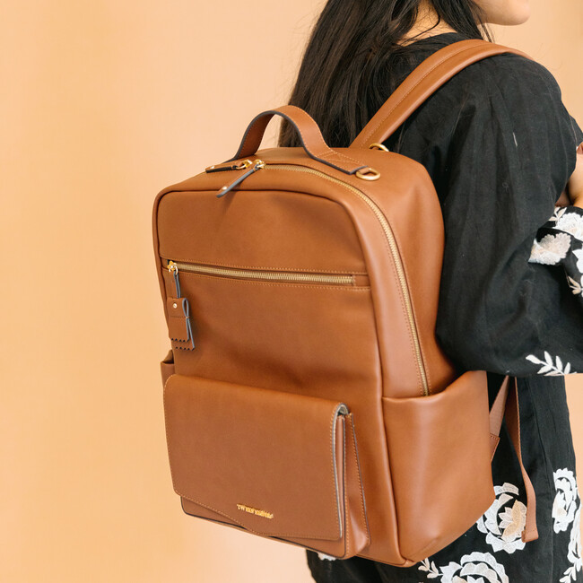 Peek-A-Boo Backpack, Toffee - Diaper Bags - 8