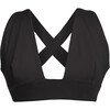 Women's Georgia Plunge Top, Noir - Two Pieces - 1 - thumbnail