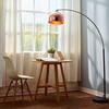 Arquer Arc 66.93" Metal Floor Lamp with Bell Shade, Rose Gold - Lighting - 2