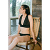 Women's Georgia Plunge Top, Noir - Two Pieces - 2
