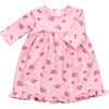 18" Doll, Floral Print Nightgown - Light Pink - Doll Accessories - 1 - thumbnail