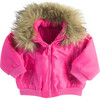 18" Doll, Fuchsia Puffy Jacket - Hot Pink - Doll Accessories - 2