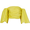 Women's Sloane Top, Lemon - Blouses - 1 - thumbnail