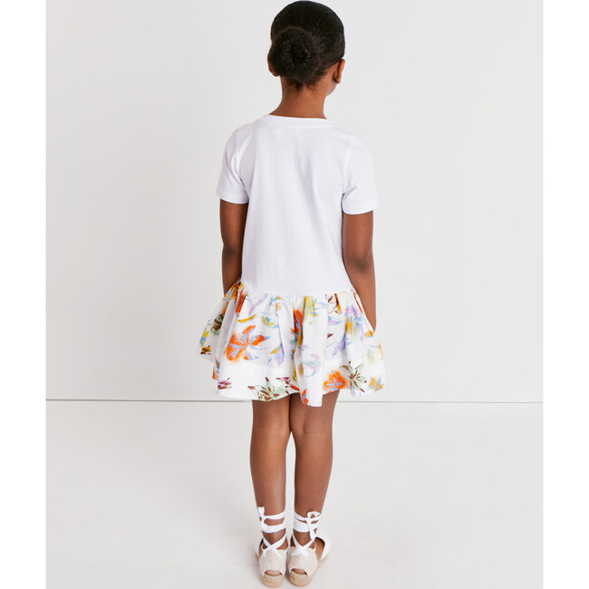 Mini Katlyn Dress, Lily Haze Optic White Multi - Dresses - 5