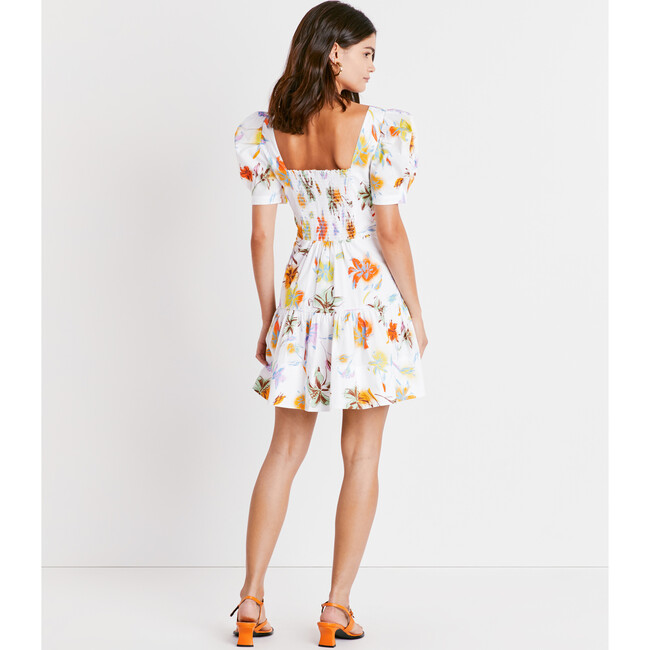 Women's Tiana Dress, Lily Haze Optic White Multi - Dresses - 4