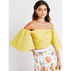 Women's Sloane Top, Lemon - Blouses - 5 - thumbnail