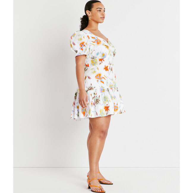 Women's Tiana Dress, Lily Haze Optic White Multi - Dresses - 5
