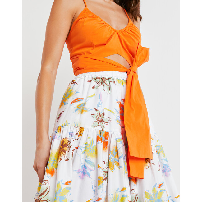Women's Cecil Top, Orange Crush - Blouses - 3