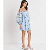 Women's Marisa Dress, Summer Blossom Oxford Blue - Dresses - 5