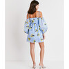 Women's Marisa Dress, Summer Blossom Oxford Blue - Dresses - 6