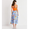 Women's Lara Skirt, Lily Haze Oxford Blue Multi - Skirts - 5