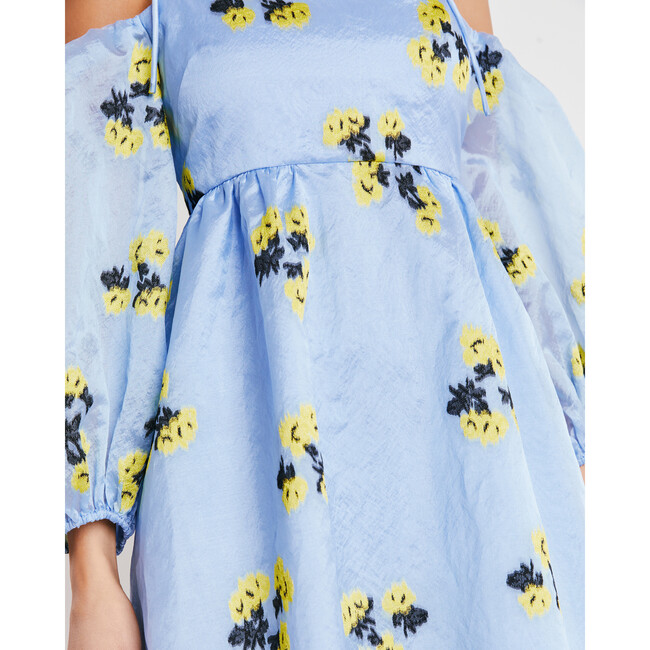 Women's Marisa Dress, Summer Blossom Oxford Blue - Dresses - 7