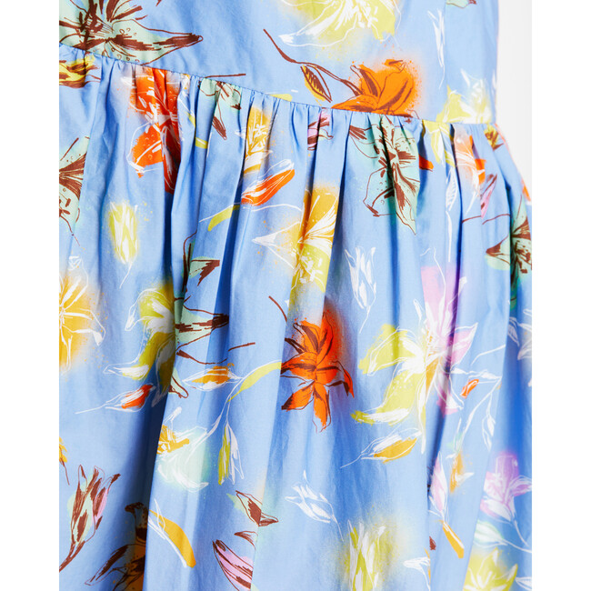 Women's Lara Skirt, Lily Haze Oxford Blue Multi - Skirts - 6