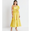 Women's Delphine Dress, Lemon - Dresses - 2