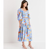 Women's Aileen Top, Lily Haze Oxford Blue Multi - Blouses - 3