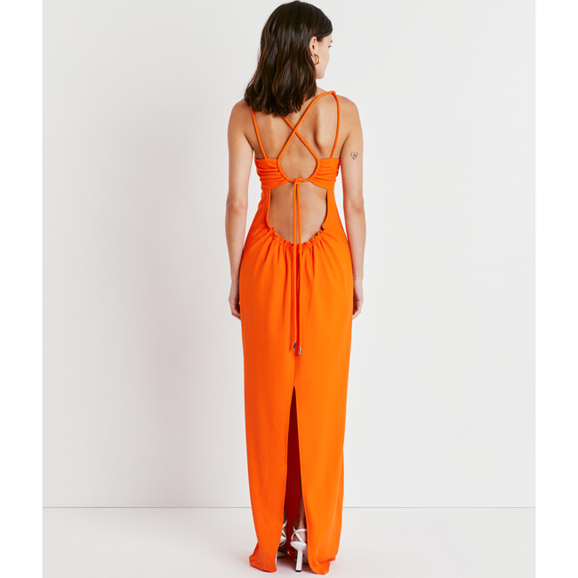Women's Dasha Dress, Orange Crush - Dresses - 4