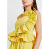 Women's Delphine Dress, Lemon - Dresses - 7 - thumbnail