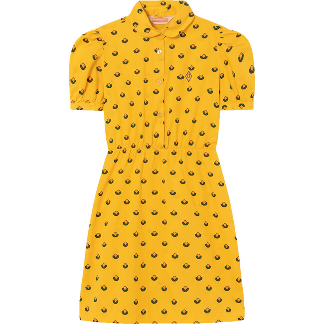 Pigeon Kids Dress Yellow Flowers