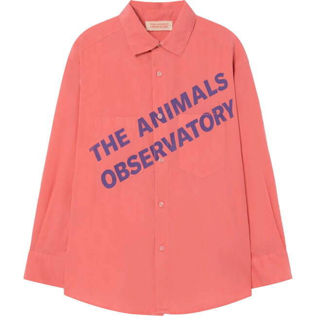 Wolf Shirt Pink The Animals Observatory