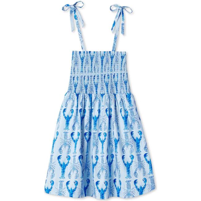 Hadley Dress, Gingham Lobsters