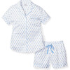 Minnow x Petite Plume Botanical Block Print Women's Short Set - Pajamas - 1 - thumbnail
