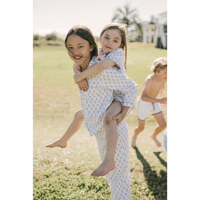 Minnow x Petite Plume Botanical Block Print Pajama Set - Pajamas - 3
