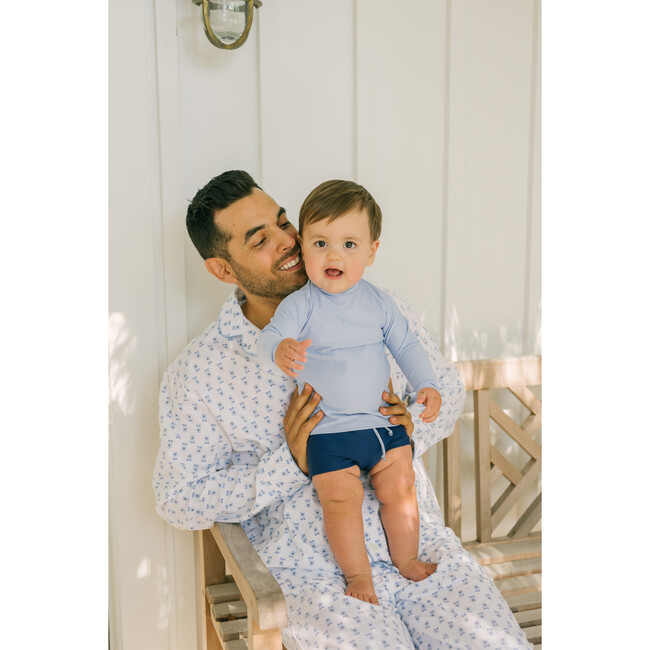 Minnow x Petite Plume Botanical Block Print Men's Pajama Set - Pajamas - 4