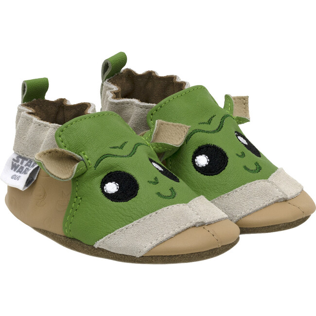 The Child Soft Sole Shoes, Green