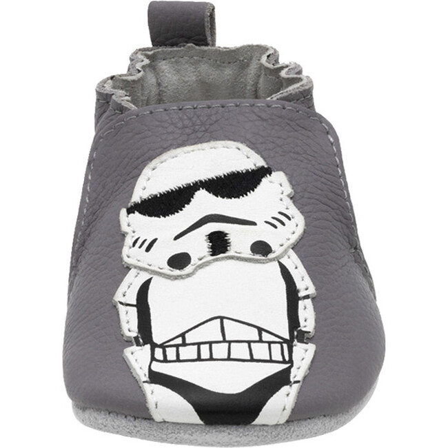 The Empire Soft Sole Shoes, Grey - Crib Shoes - 3