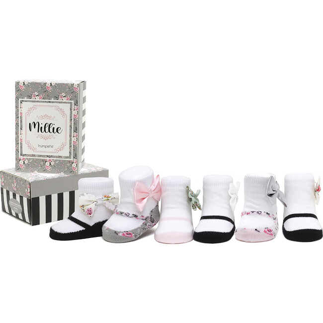 Millie Socks Set, 6 Pack