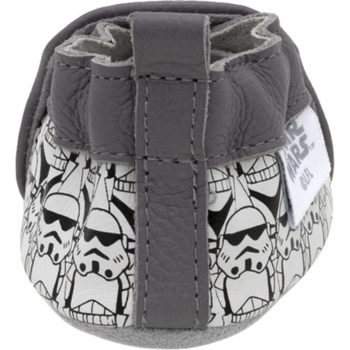 The Empire Soft Sole Shoes, Grey - Crib Shoes - 4