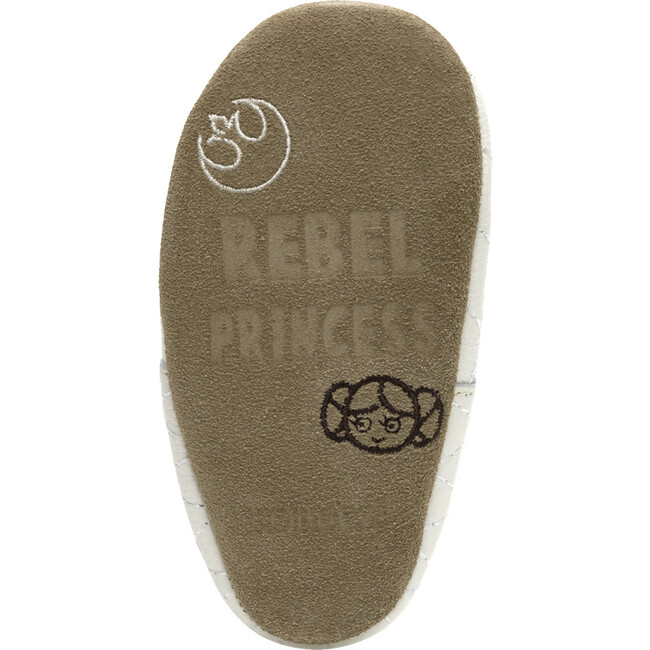 Princess Leia TM Soft Sole Shoes, White - Crib Shoes - 5