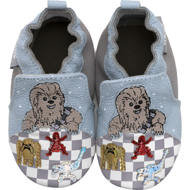 Chewbacca TM Soft Sole Shoes, Blue - Crib Shoes - 6