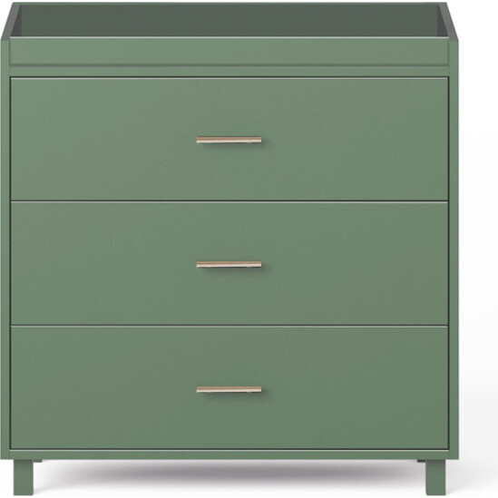 Indi 3-Drawer Dresser, Fern Green