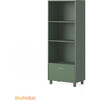 Indi Tall Bookcase, Fern Green - Bookcases - 2