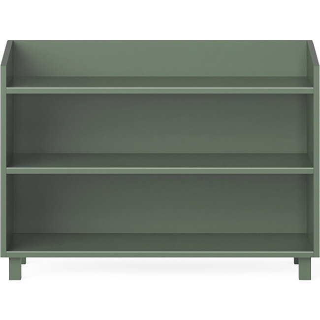 Indi Bookcase, Fern Green - Bookcases - 1