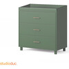 Indi 3-Drawer Dresser, Fern Green - Dressers - 2