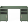 Indi Doublewide Desk, Fern Green - Desks - 1 - thumbnail