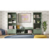 Indi Bench, Fern Green - Bookcases - 3 - thumbnail