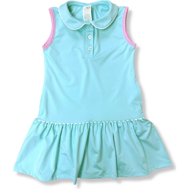 Darla Dress, Turquoise and Pink