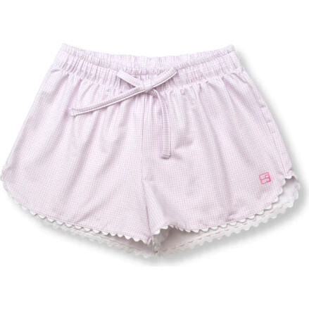 Emily Short, Pink and White Mini Gingham