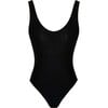 Women's La Piedra Rib One Piece, Black - One Pieces - 1 - thumbnail