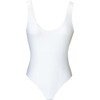 Women's La Piedra Rib One Piece, Egret - One Pieces - 1 - thumbnail