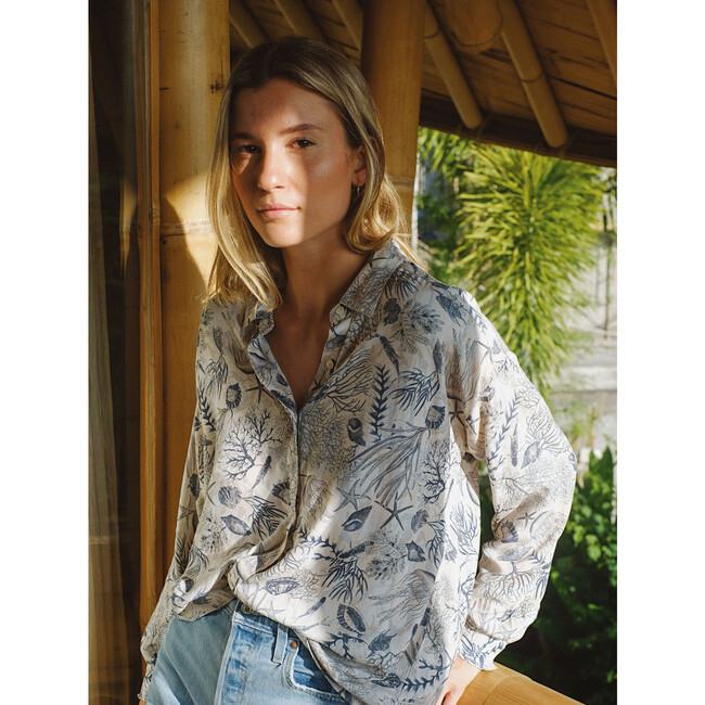 Women's Sealife Sienna Shirt, Ecru