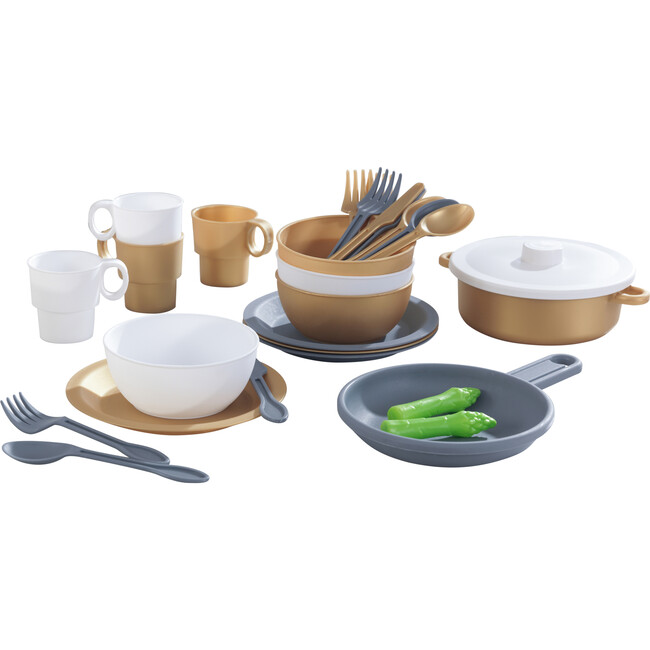 27-Piece Cookware Set, Modern Metallics