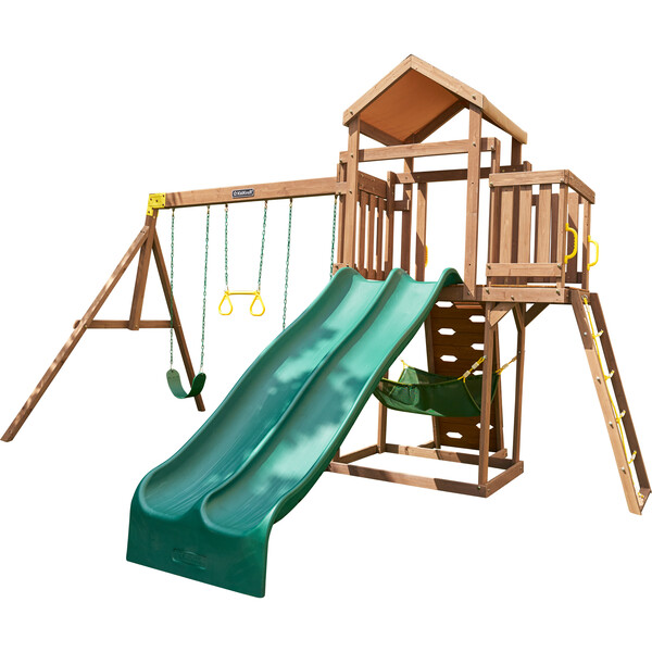 Adventure Vista Wooden Swing Set / Playset KidKraft Backyard & Park