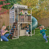 Cozy Escape Wooden Outdoor Two-Story Playhouse - Playhouses - 2