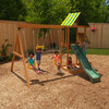 Spring Meadow Wooden Backyard Outdoor Swing Set / Playset - Outdoor Games - 2