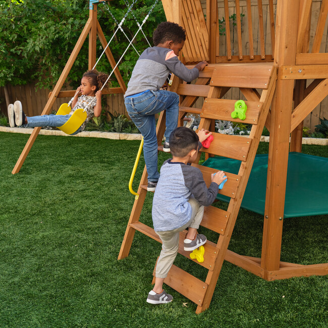 Jungle Journey Wooden Outdoor Swing Set - Outdoor Games - 4