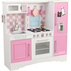 Pink Culinary Wooden Play Kitchen with 4 Accessories - Play Kitchens - 1 - thumbnail